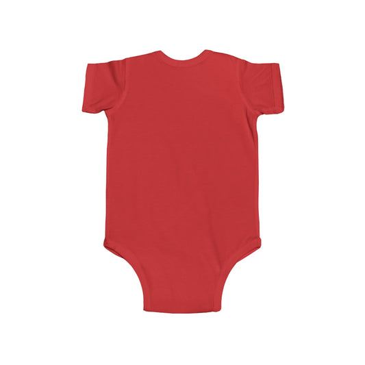 Santa Claus Red Infant Fine Jersey Bodysuit