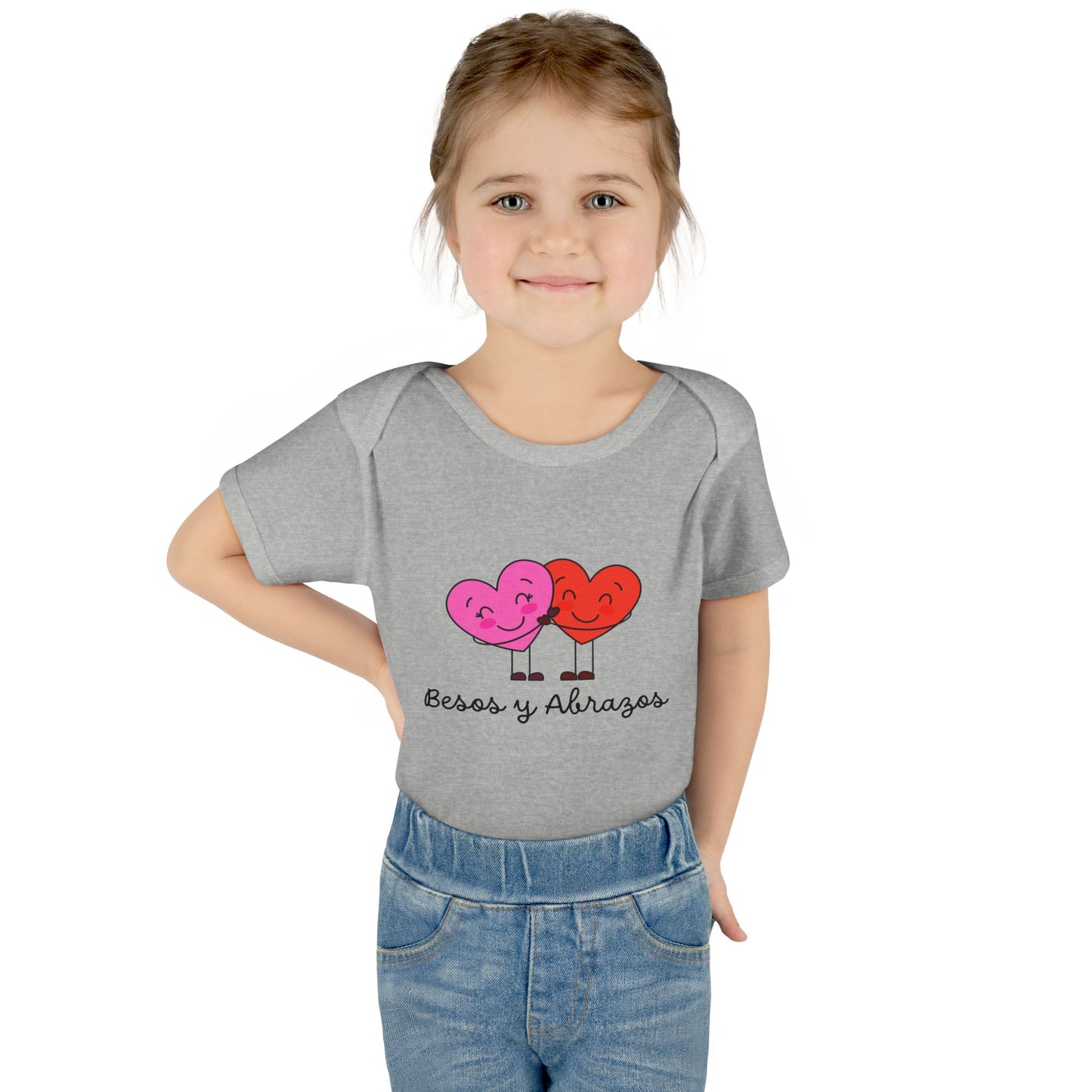 Besos Infant Baby Rib Bodysuit