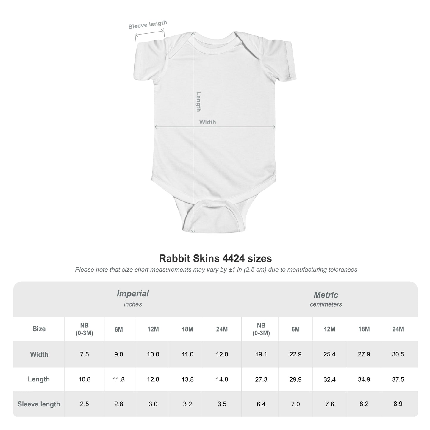 Hablas Infant Fine Jersey Bodysuit
