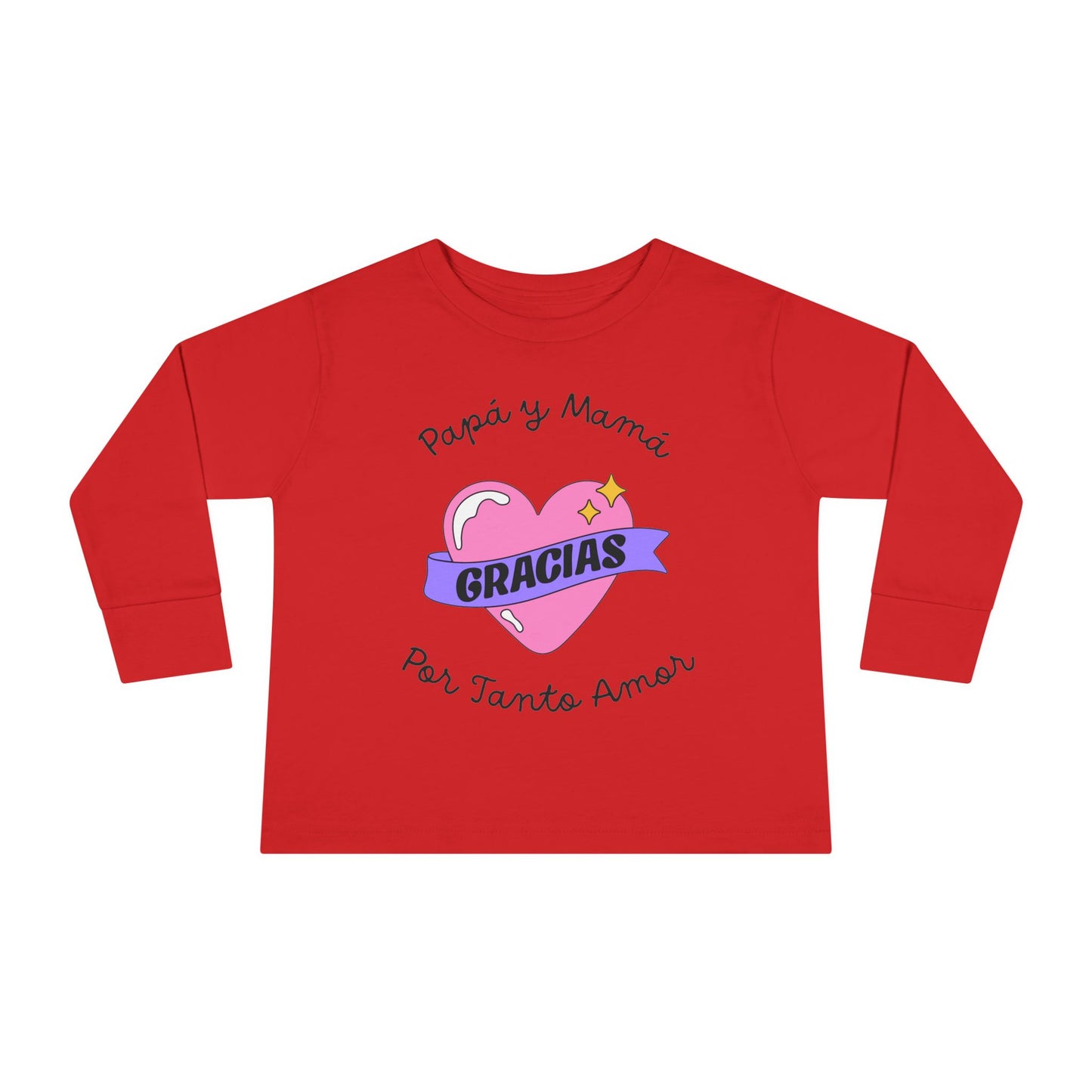 Gracias Toddler Long Sleeve Tee