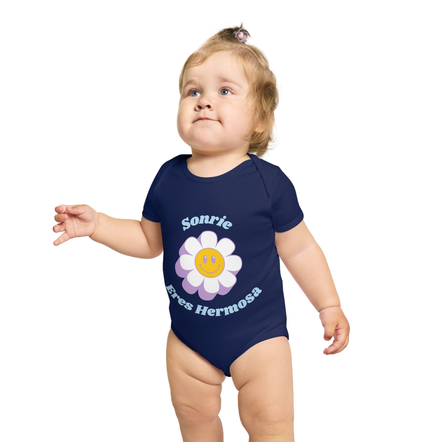 Hablas Español Short Sleeve Baby Bodysuit