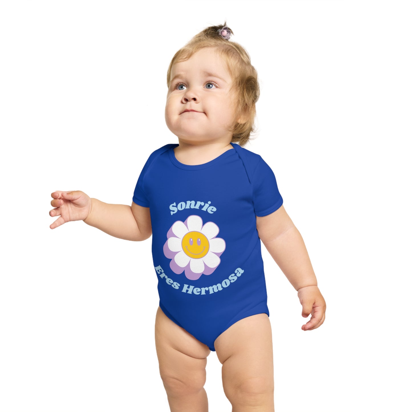 Hablas Español Short Sleeve Baby Bodysuit