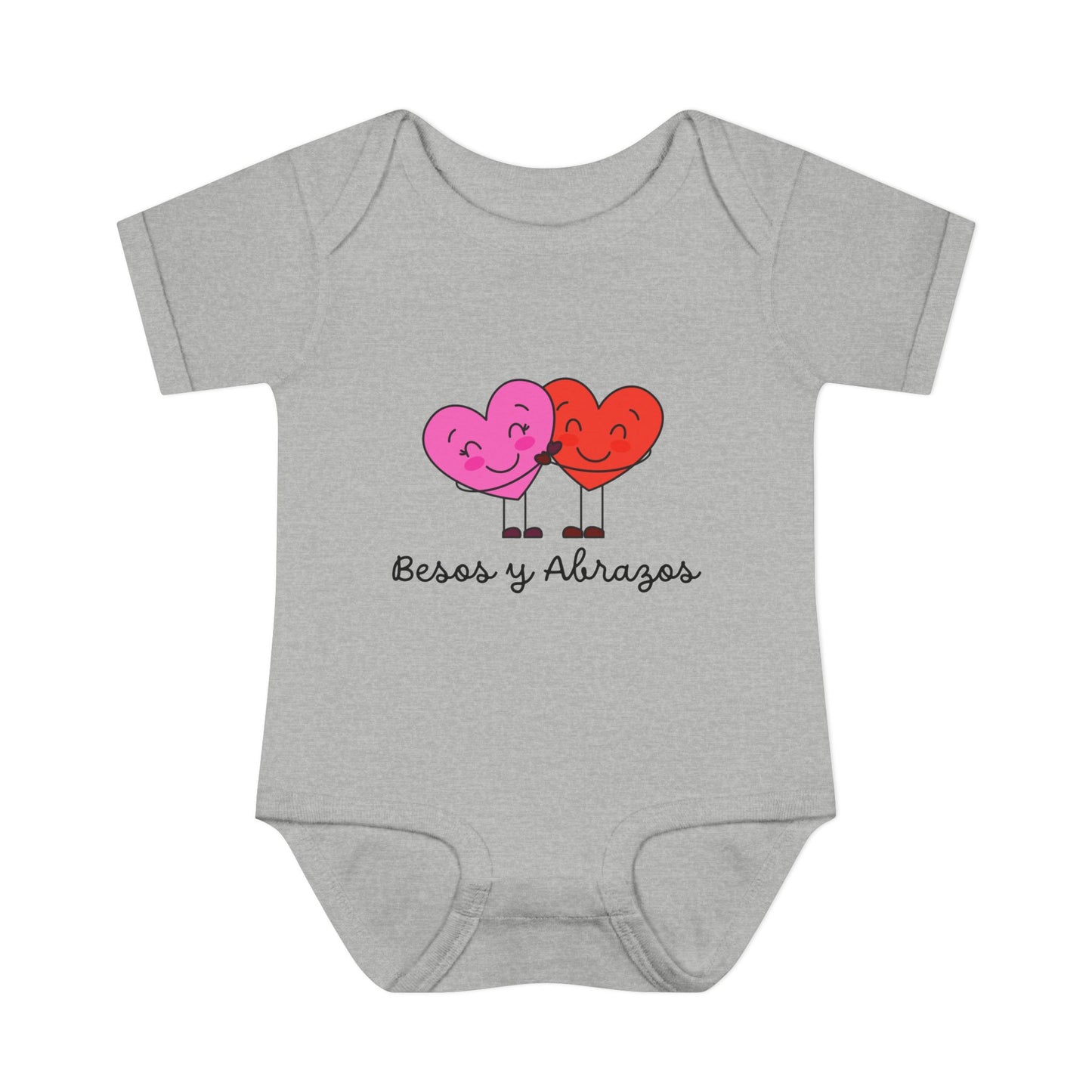 Besos Infant Baby Rib Bodysuit