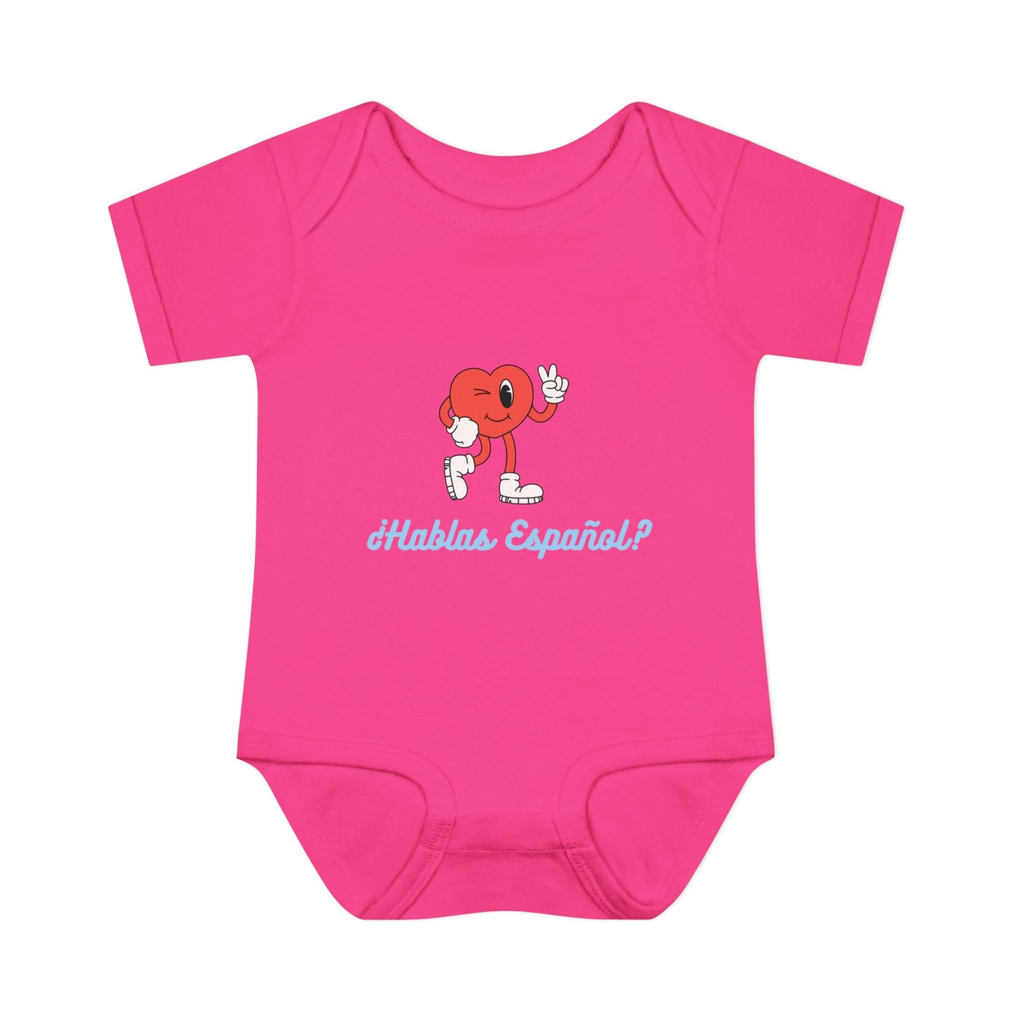 Hablas Español Infant Baby Rib Bodysuit