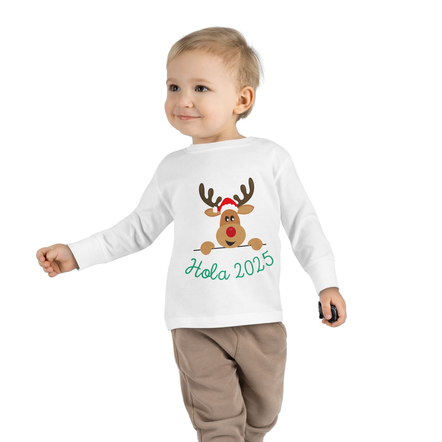 Hola 2025 Toddler Long Sleeve Tee