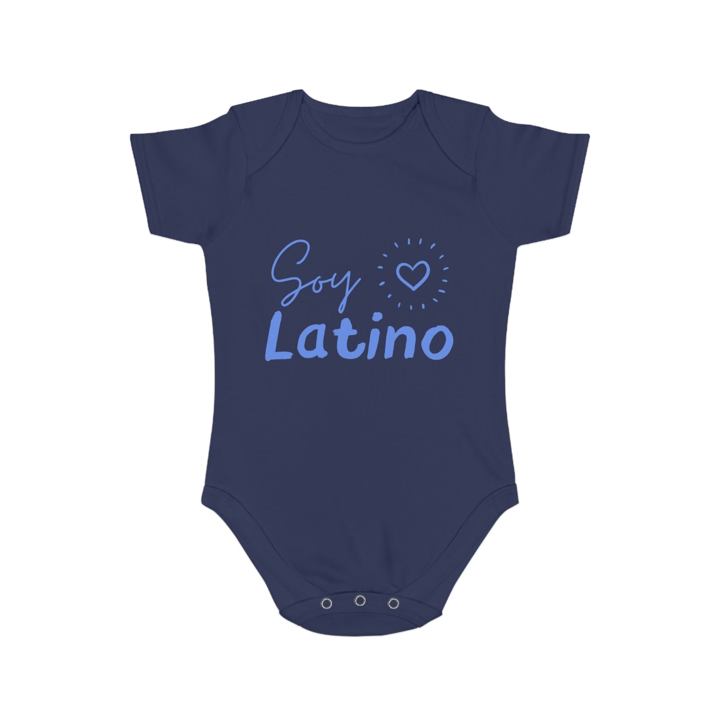 Soy Latino Short Sleeve Baby Bodysuit