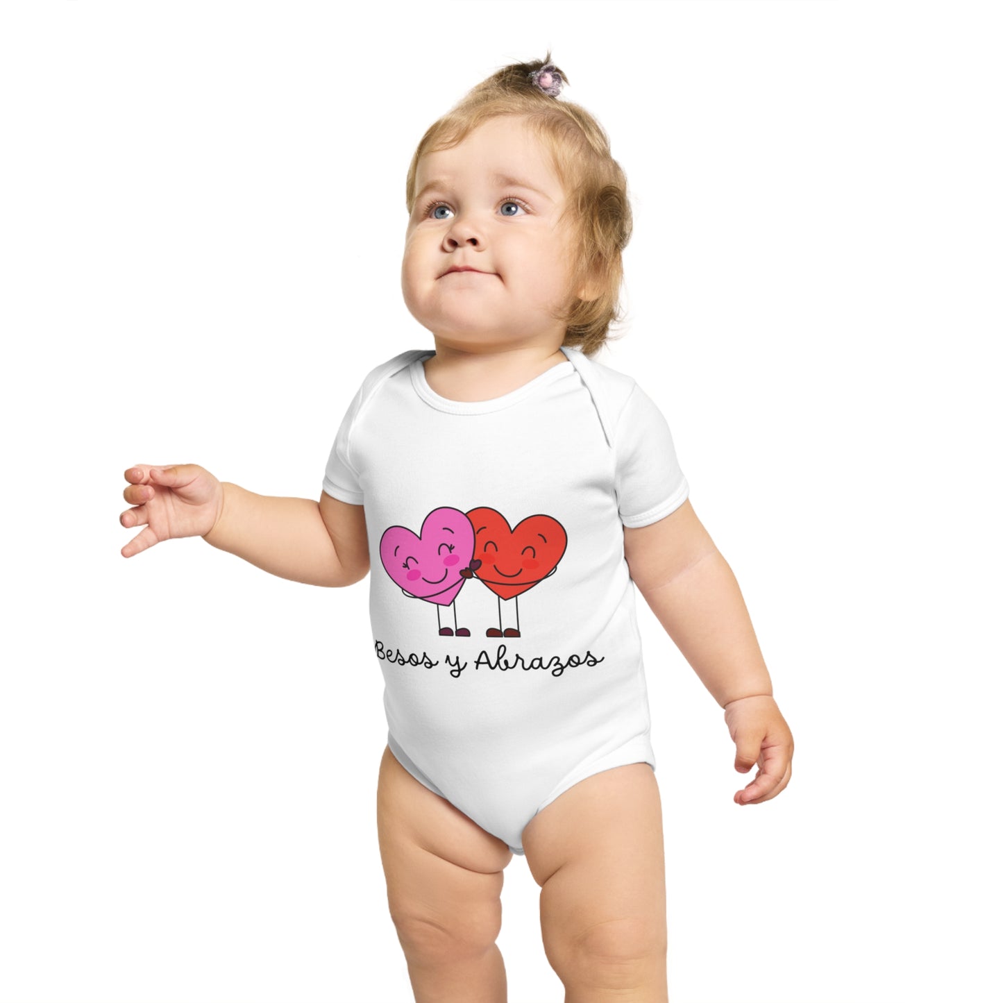 Besos Short Sleeve Baby Bodysuit