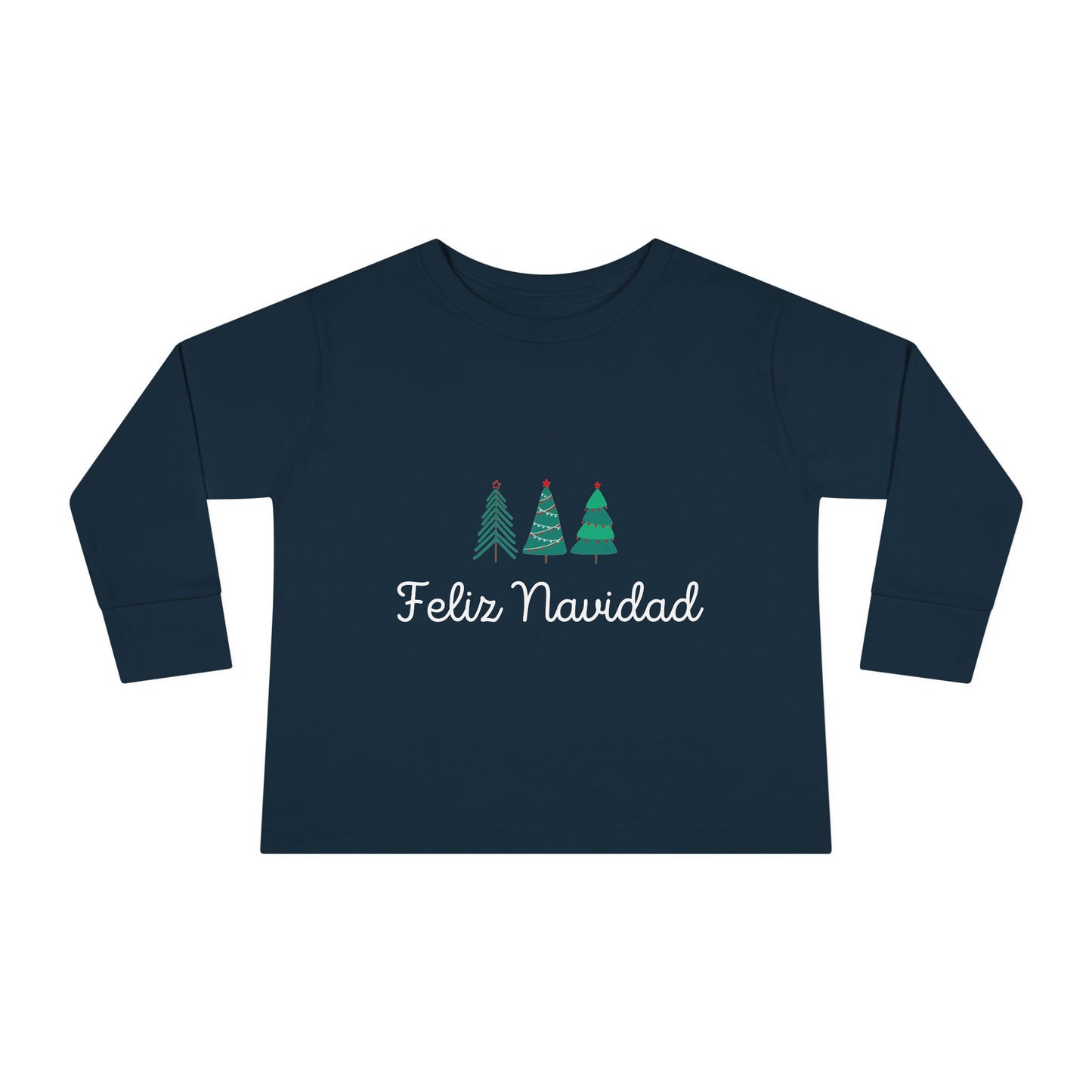 Feliz Navidad Toddler Long Sleeve Tee