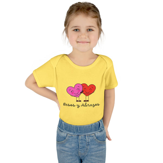 Besos Infant Baby Rib Bodysuit