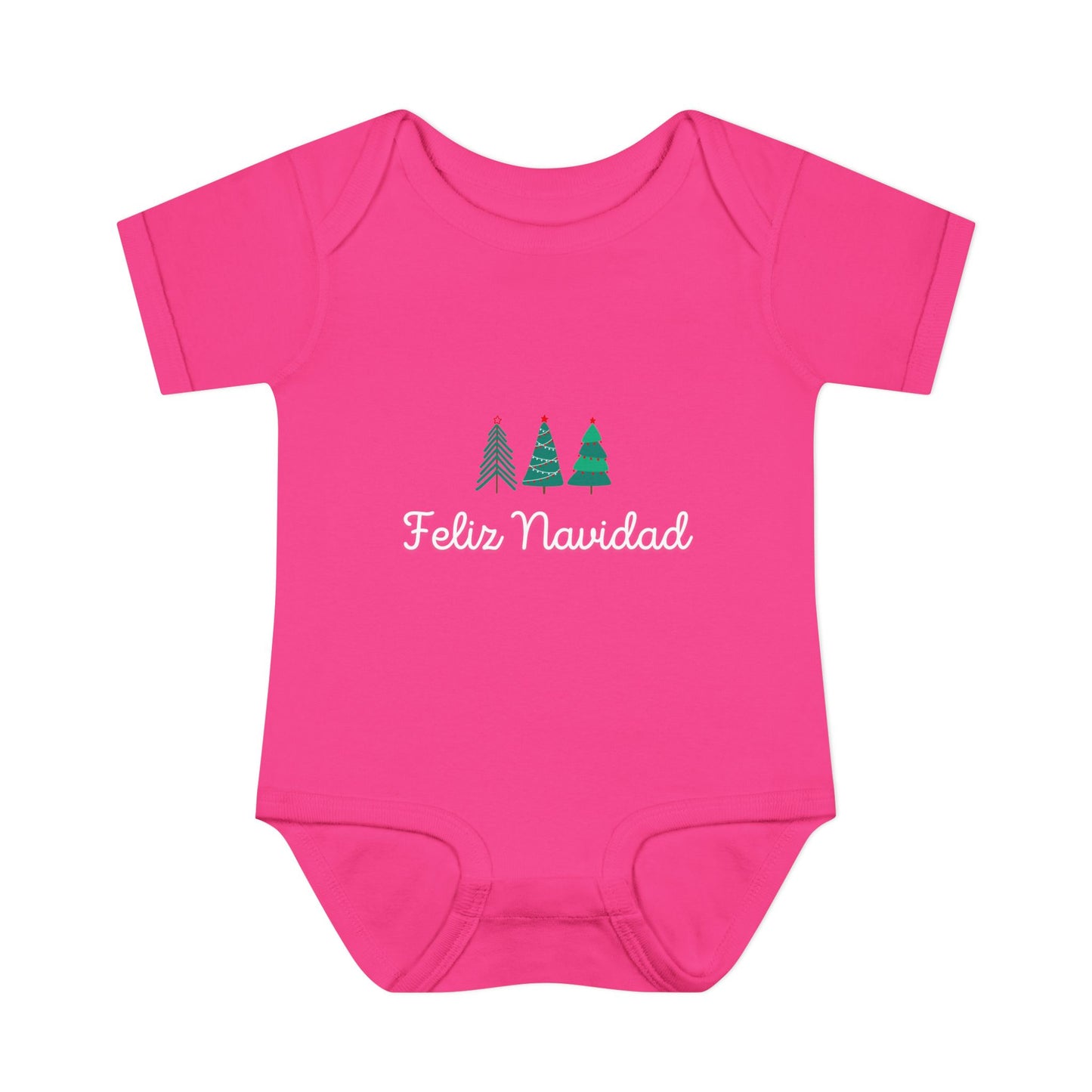 Feliz Navidad Infant Baby Rib Bodysuit