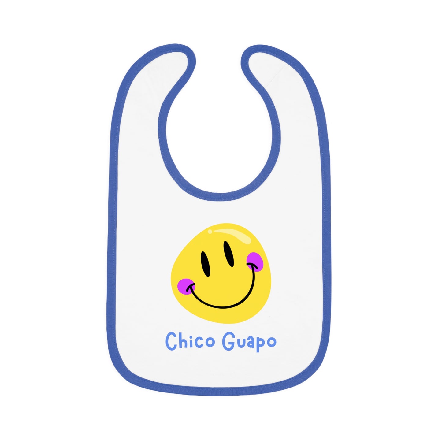Chico Guapo Baby Contrast Trim Jersey Bib