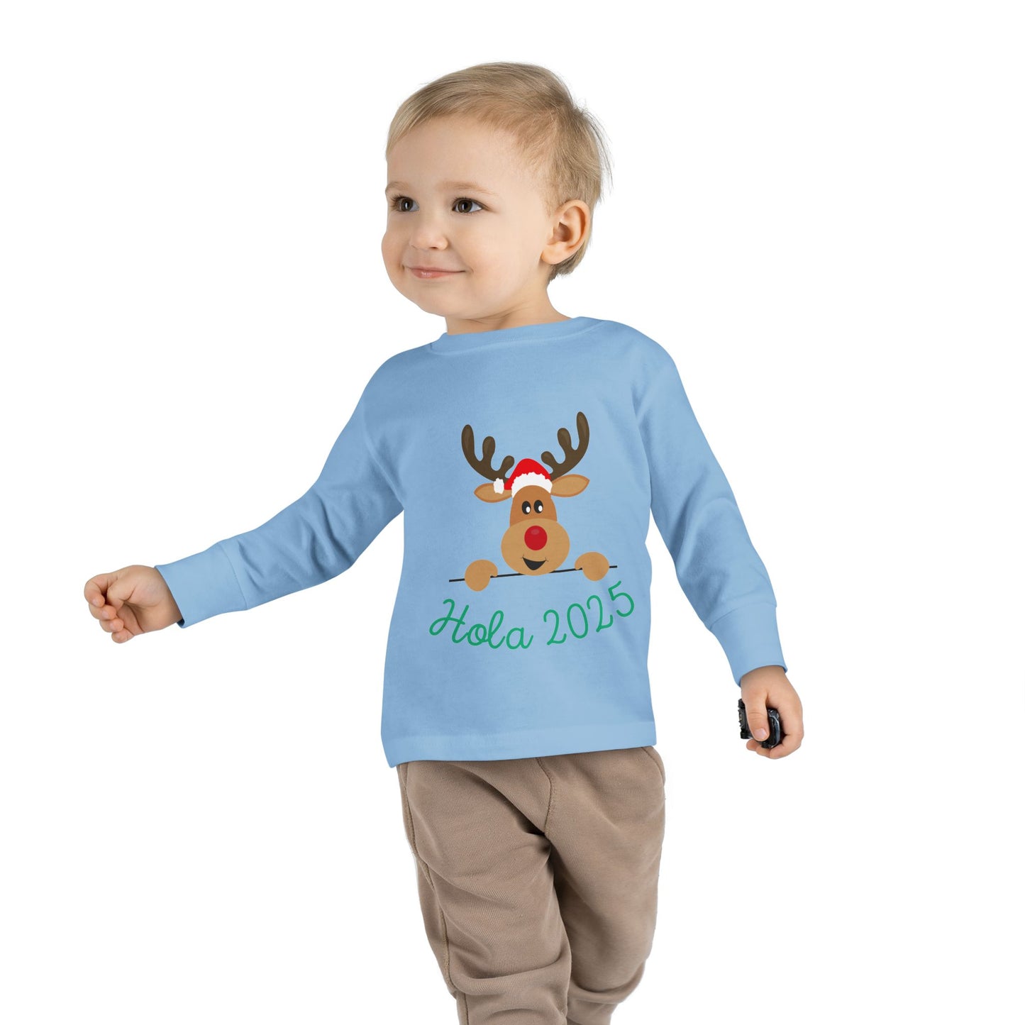 Hola 2025 Toddler Long Sleeve Tee