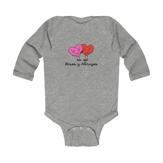 Besos Infant Long Sleeve Bodysuit