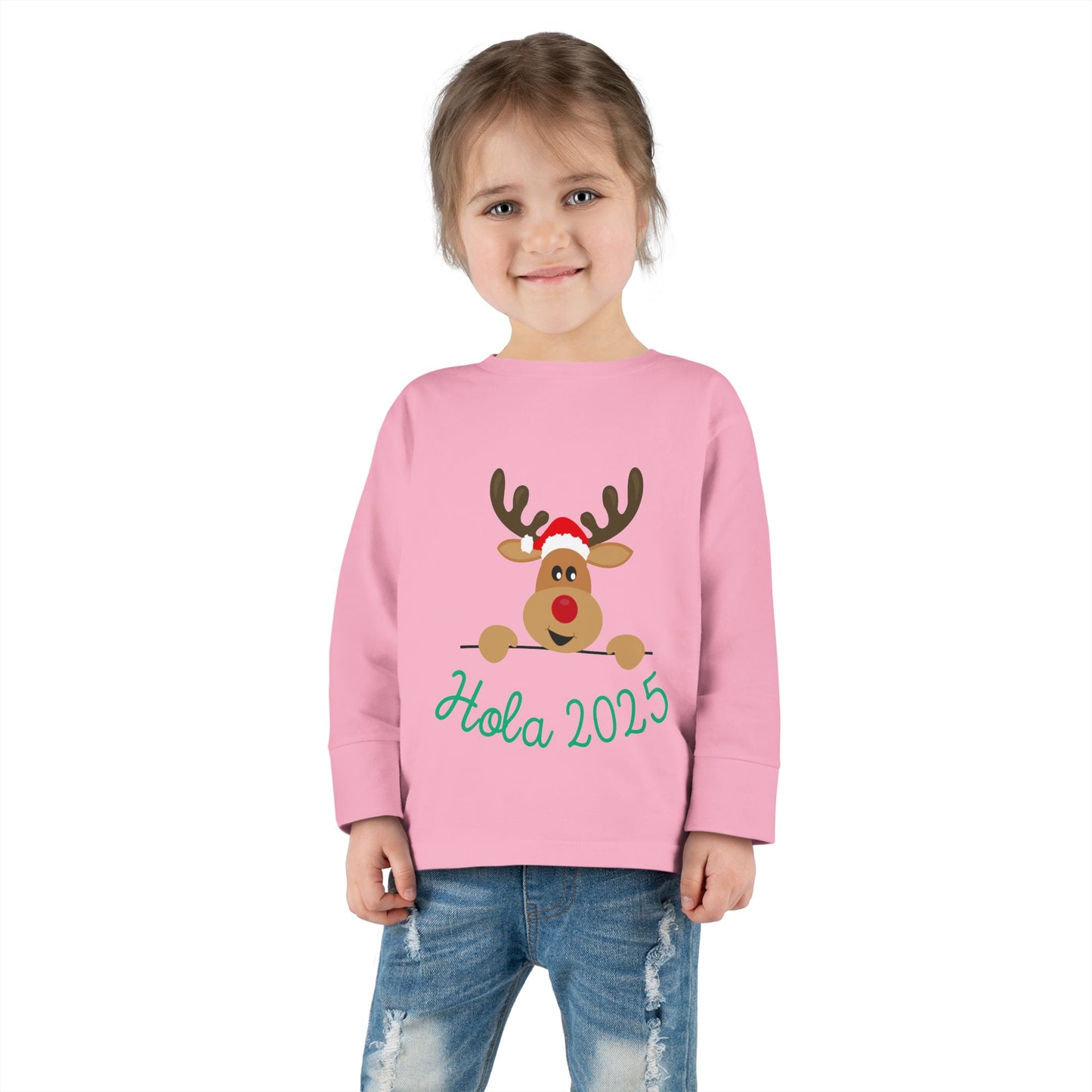 Hola 2025 Toddler Long Sleeve Tee