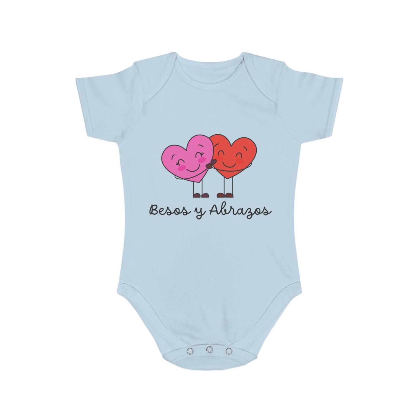 Besos Short Sleeve Baby Bodysuit