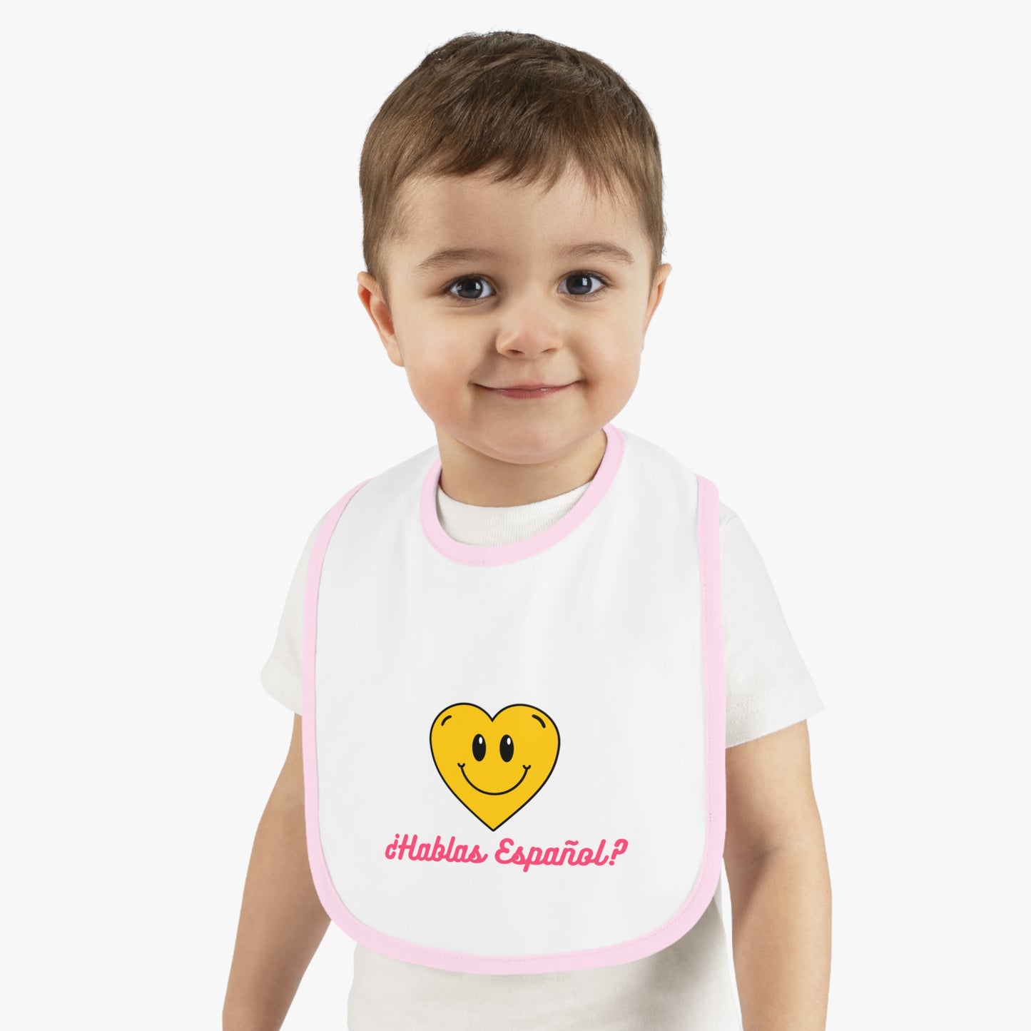 Español Baby Contrast Trim Jersey Bib