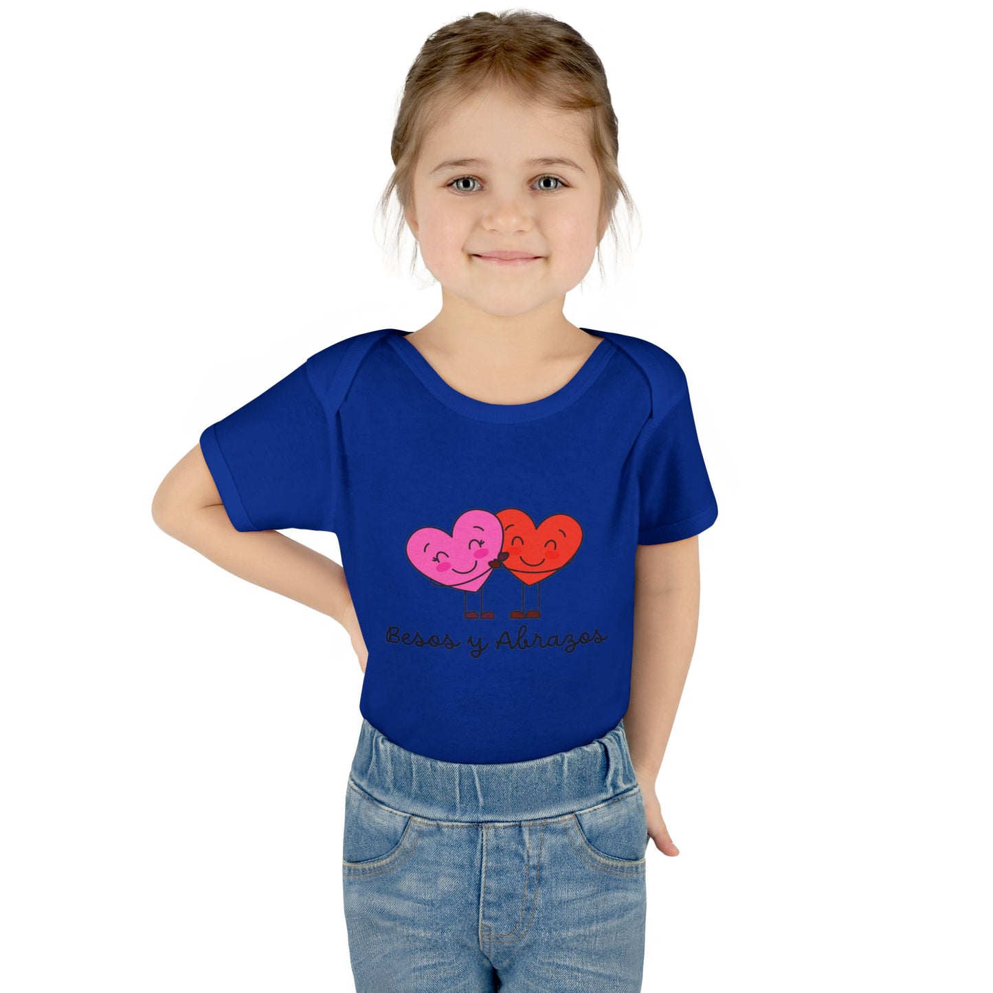 Besos Infant Baby Rib Bodysuit