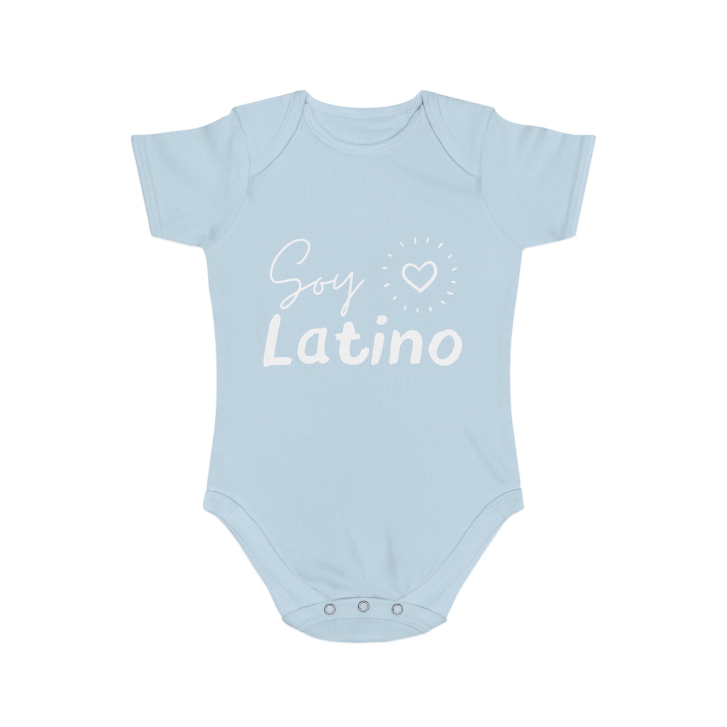 Soy Latino Short Sleeve Baby Bodysuit