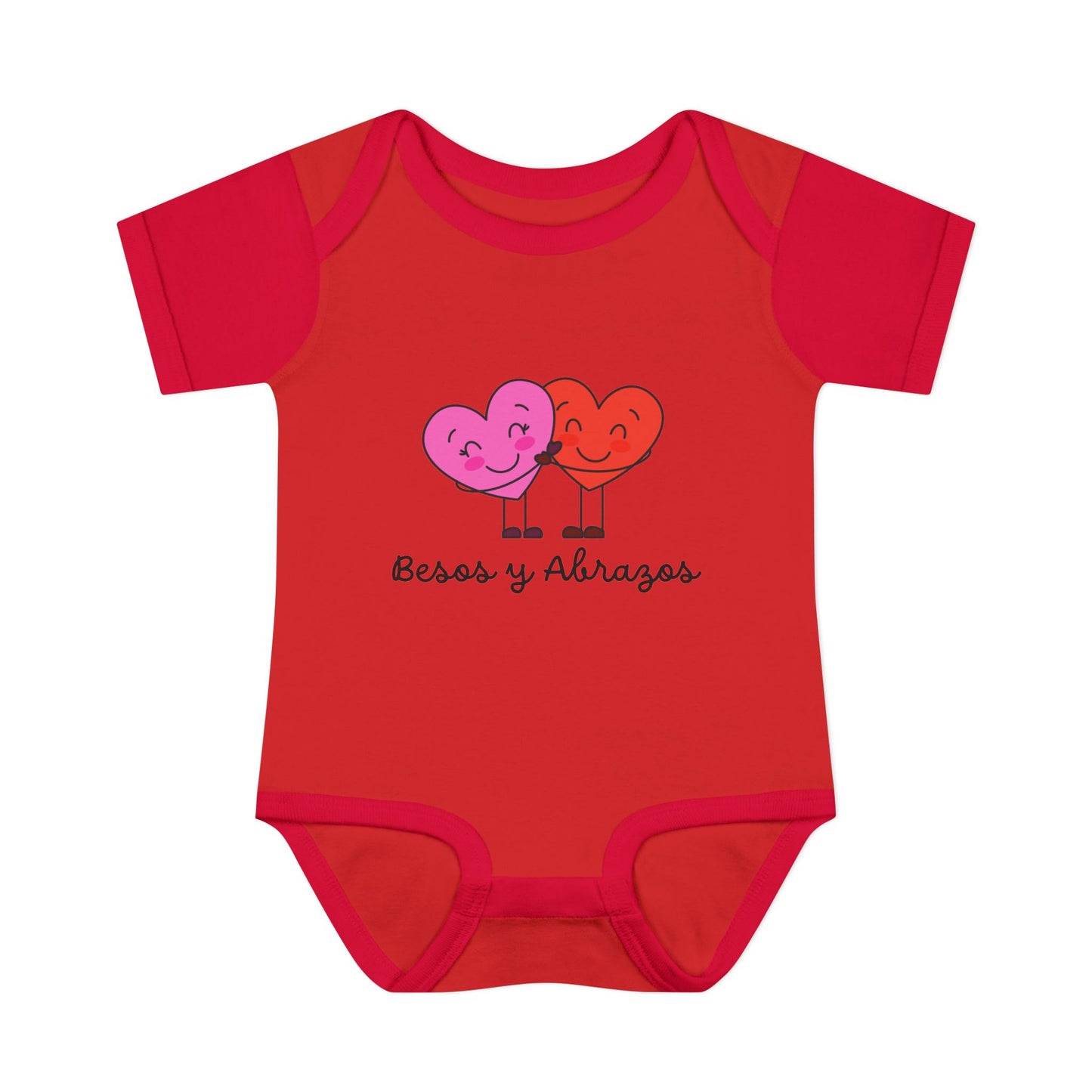 Besos Infant Baby Rib Bodysuit