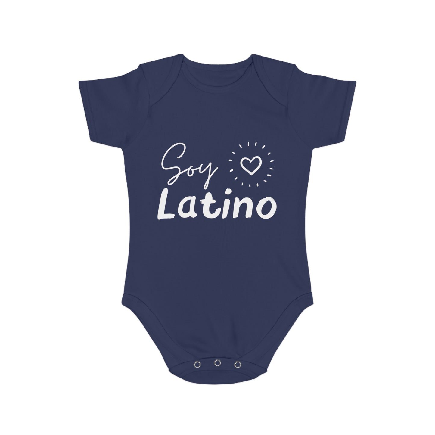 Soy Latino Short Sleeve Baby Bodysuit