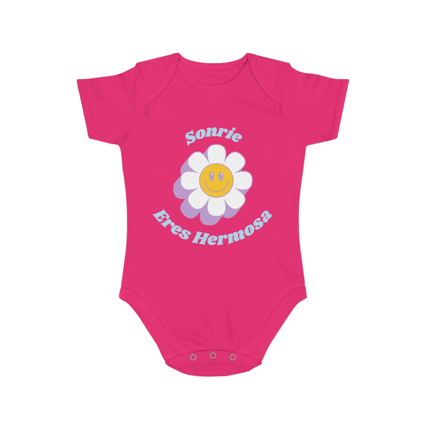 Sonrie Short Sleeve Baby Bodysuit