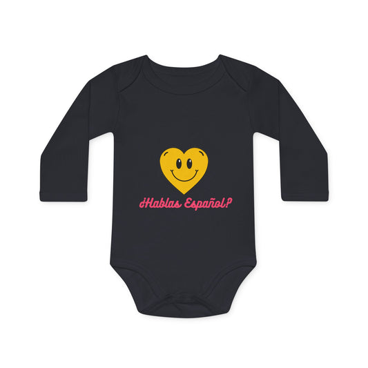 Español Baby Long-Sleeve Organic Bodysuit