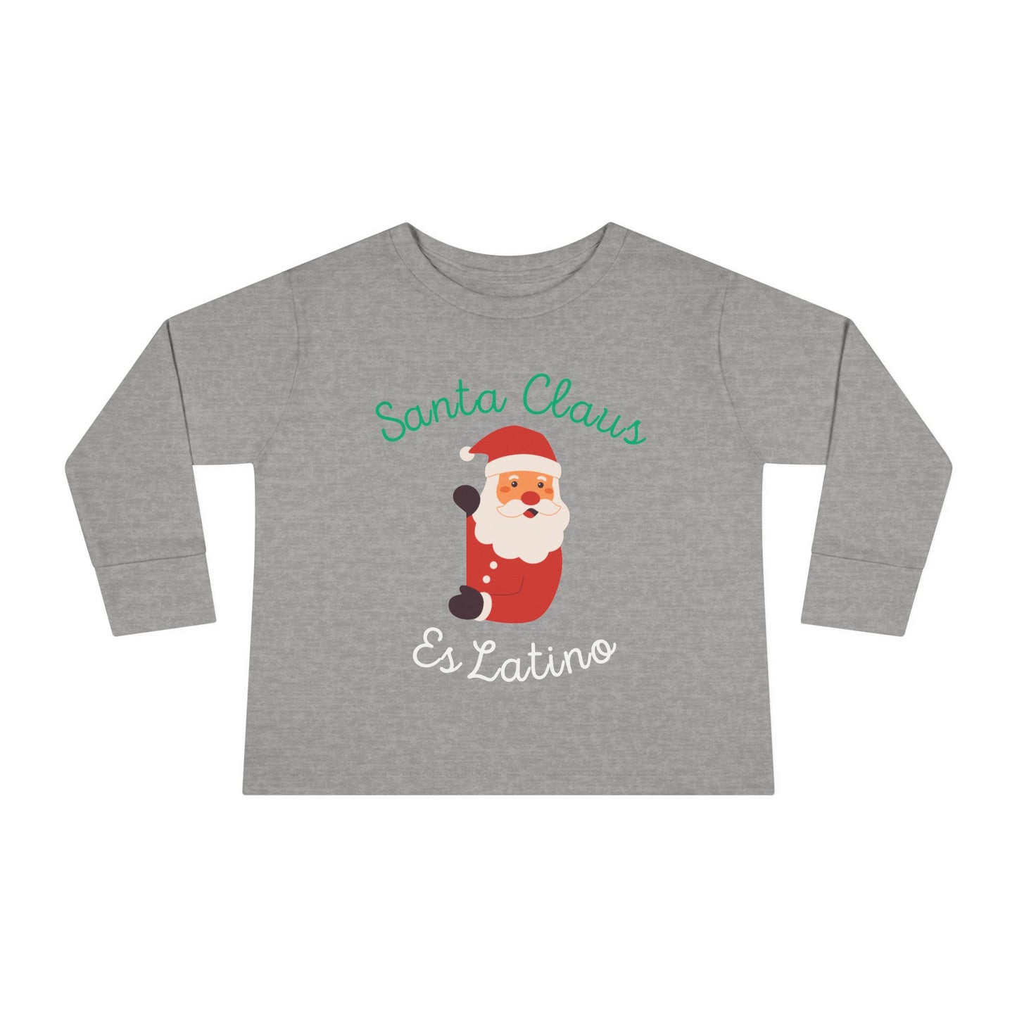 Santa Claus Red Toddler Long Sleeve Tee