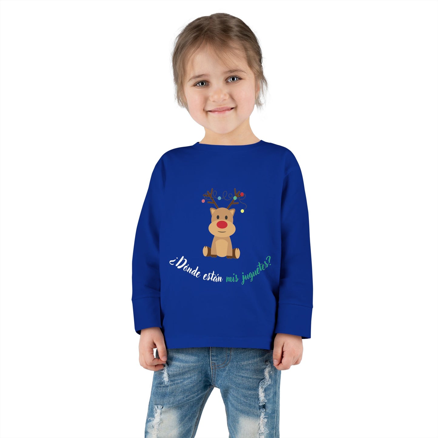 Mis Juguetes Toddler Long Sleeve Tee