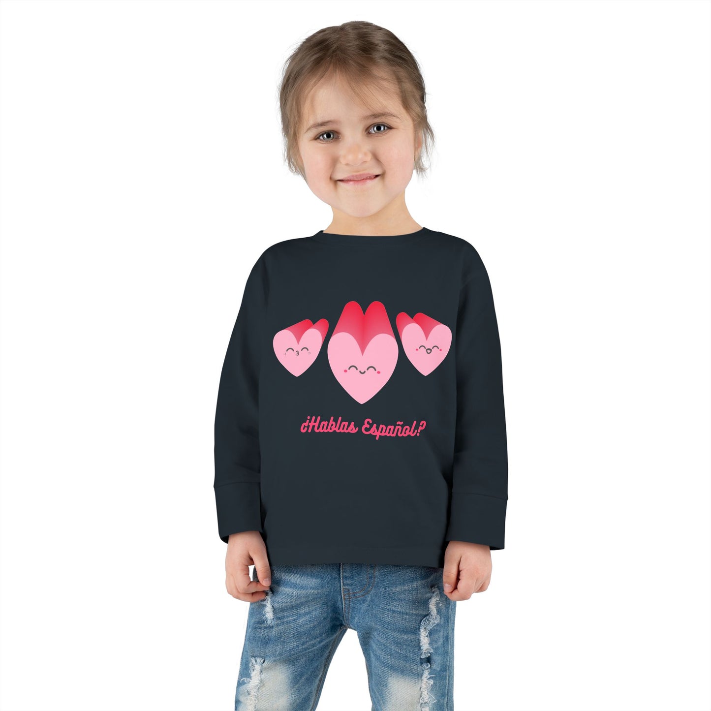 Hablas Toddler Long Sleeve Tee