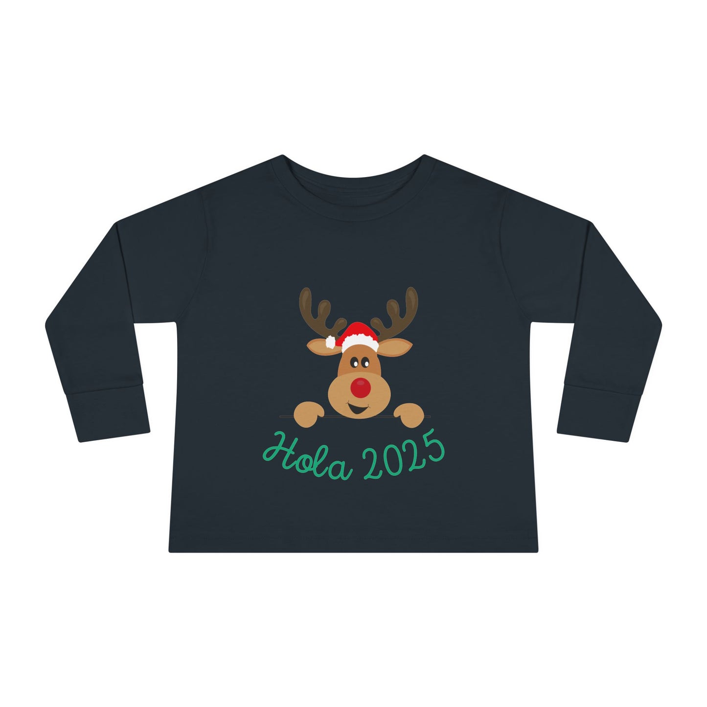 Hola 2025 Toddler Long Sleeve Tee