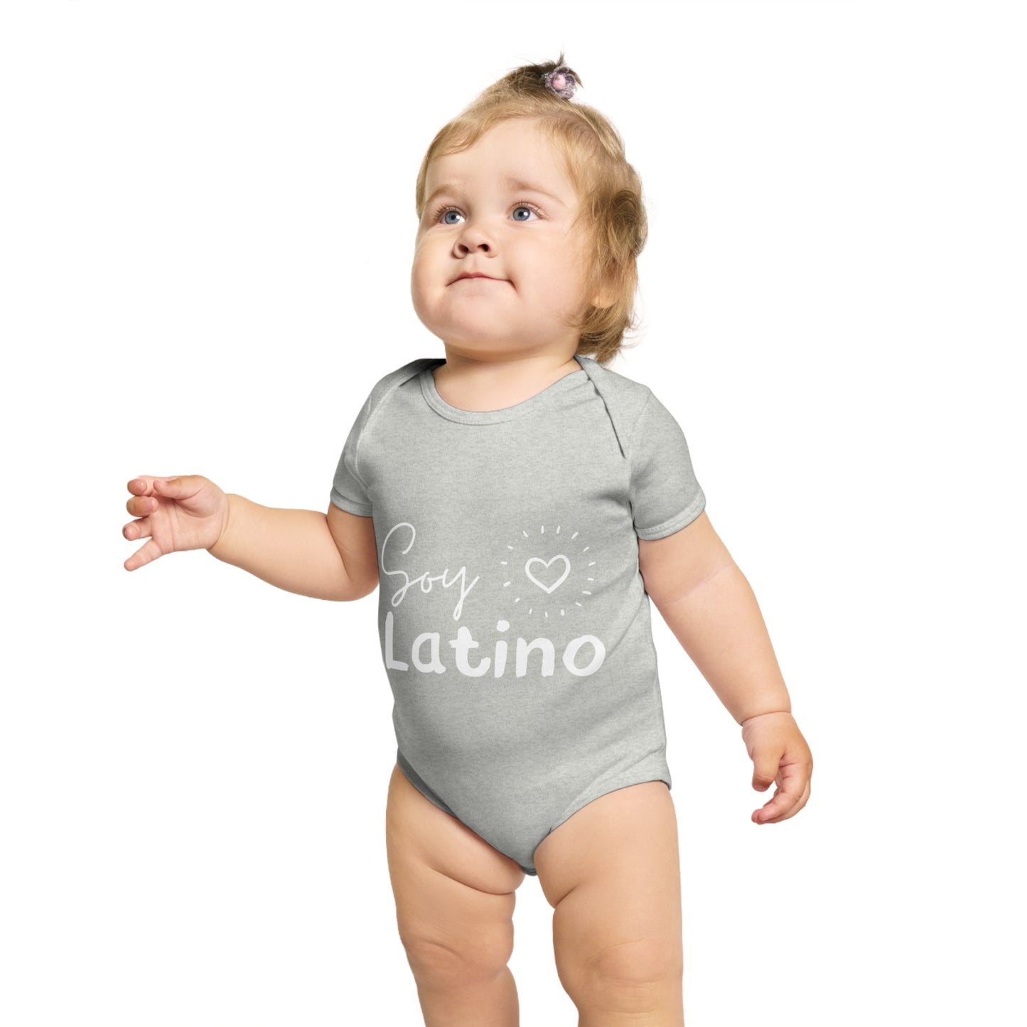 Soy Latino Short Sleeve Baby Bodysuit