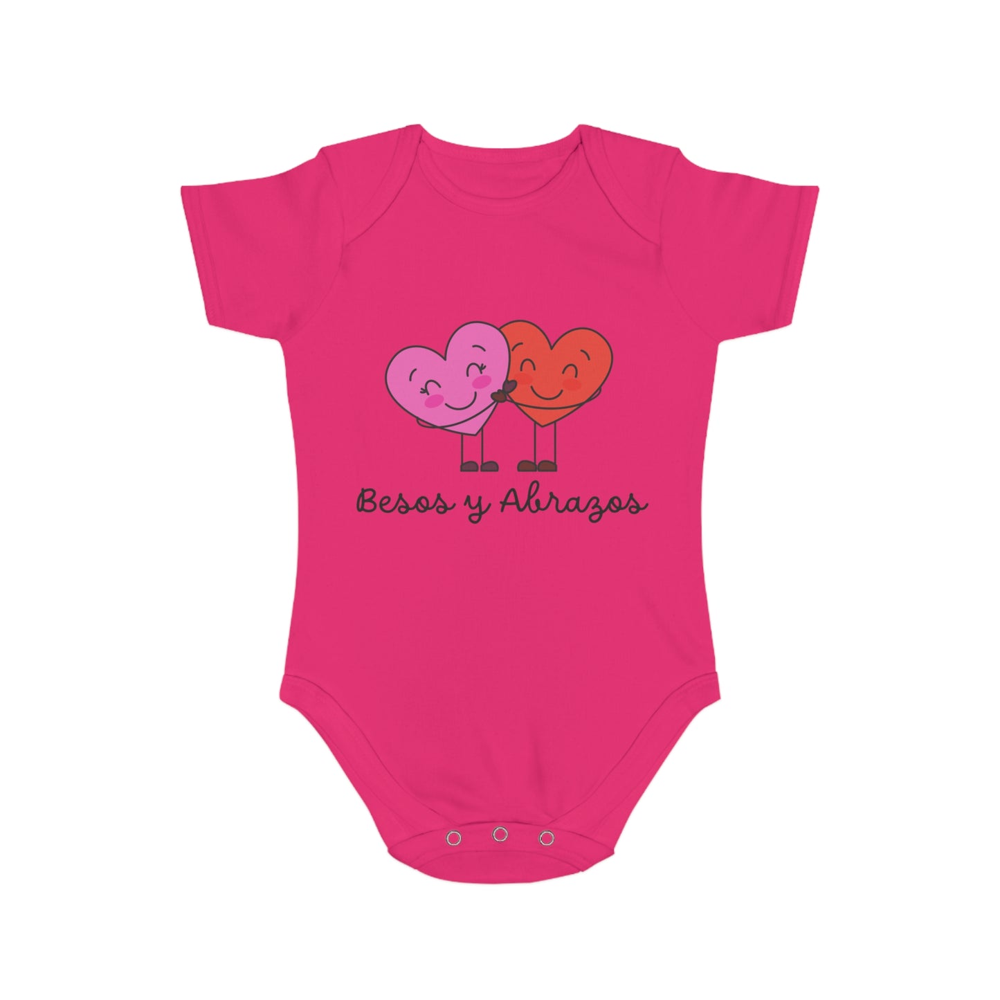 Besos Short Sleeve Baby Bodysuit