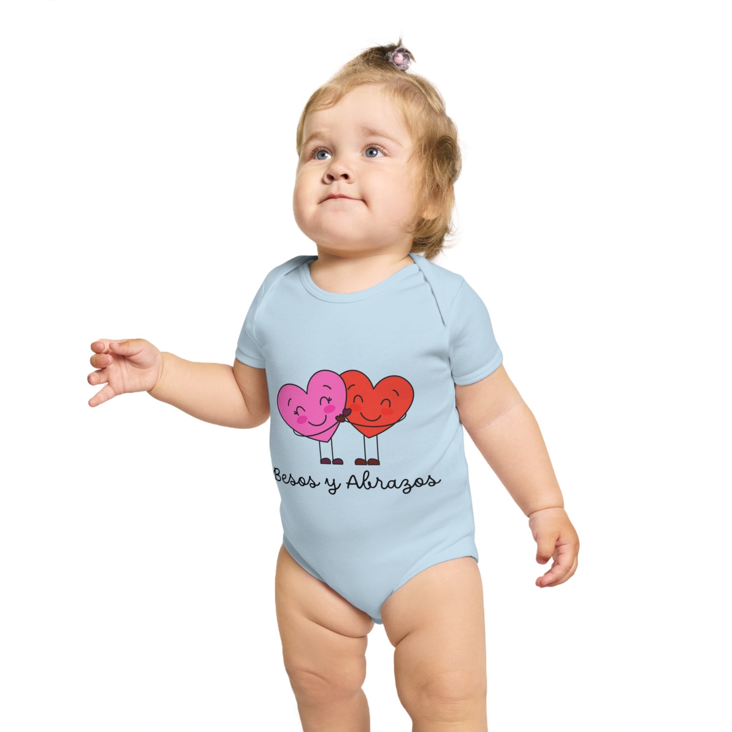 Besos Short Sleeve Baby Bodysuit