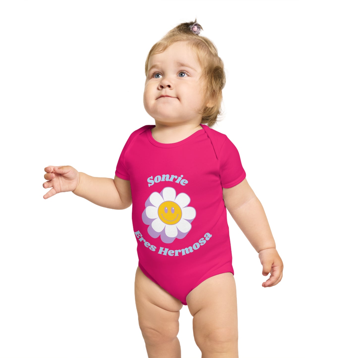 Hablas Español Short Sleeve Baby Bodysuit