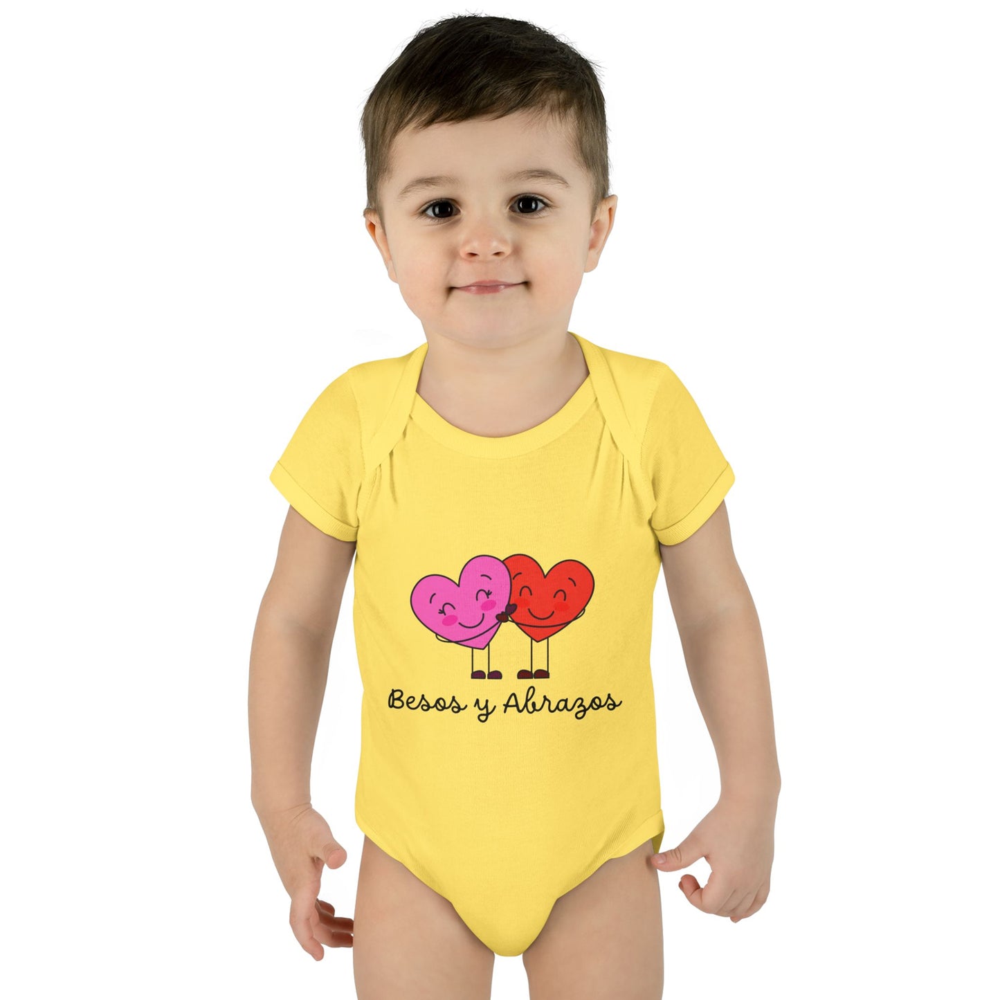 Besos Infant Baby Rib Bodysuit