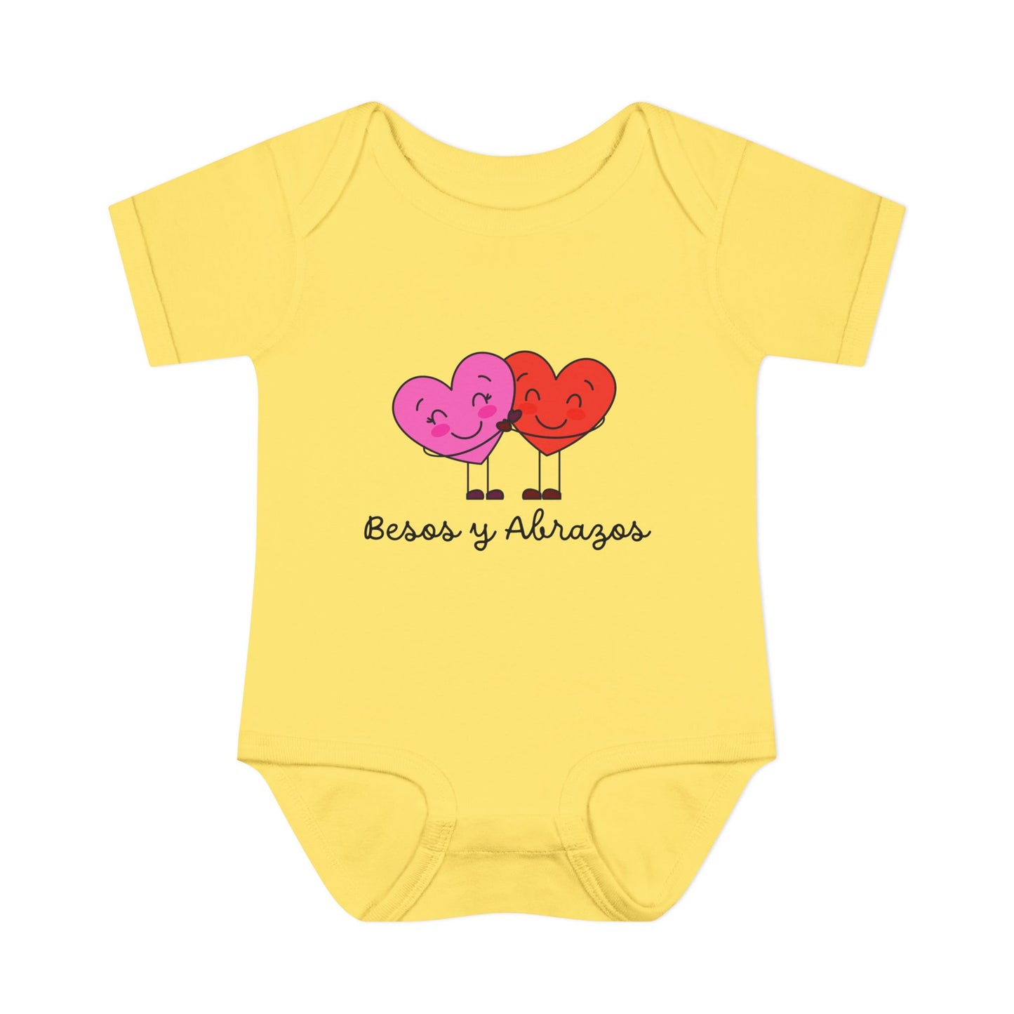 Besos Infant Baby Rib Bodysuit