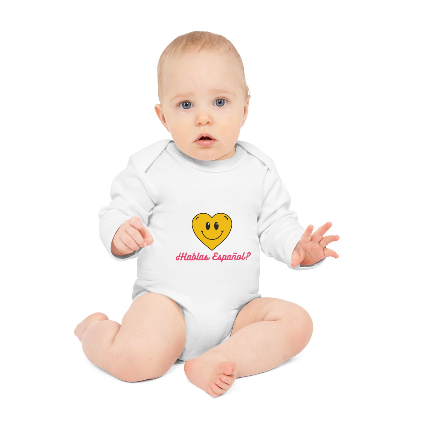 Español Baby Long-Sleeve Organic Bodysuit