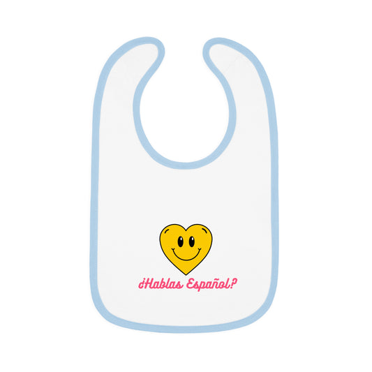 Español Baby Contrast Trim Jersey Bib