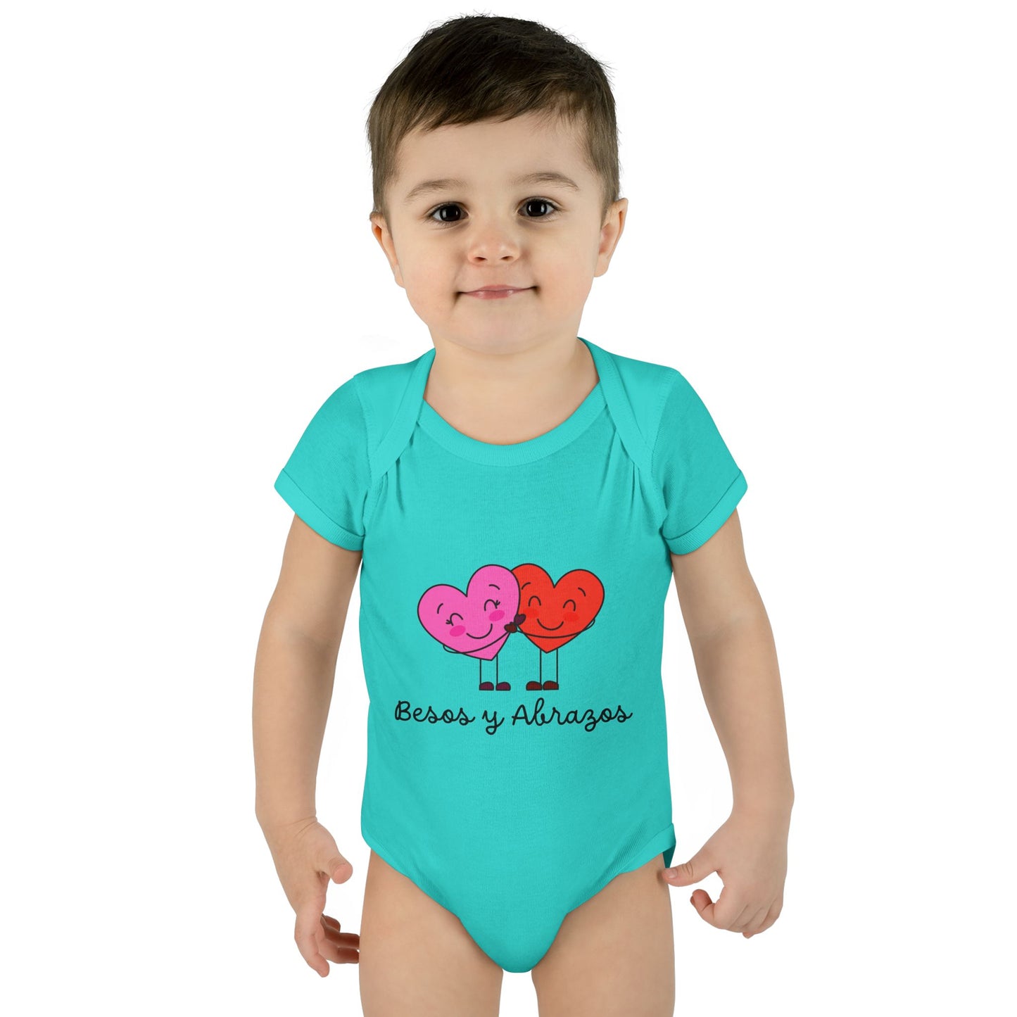 Besos Infant Baby Rib Bodysuit