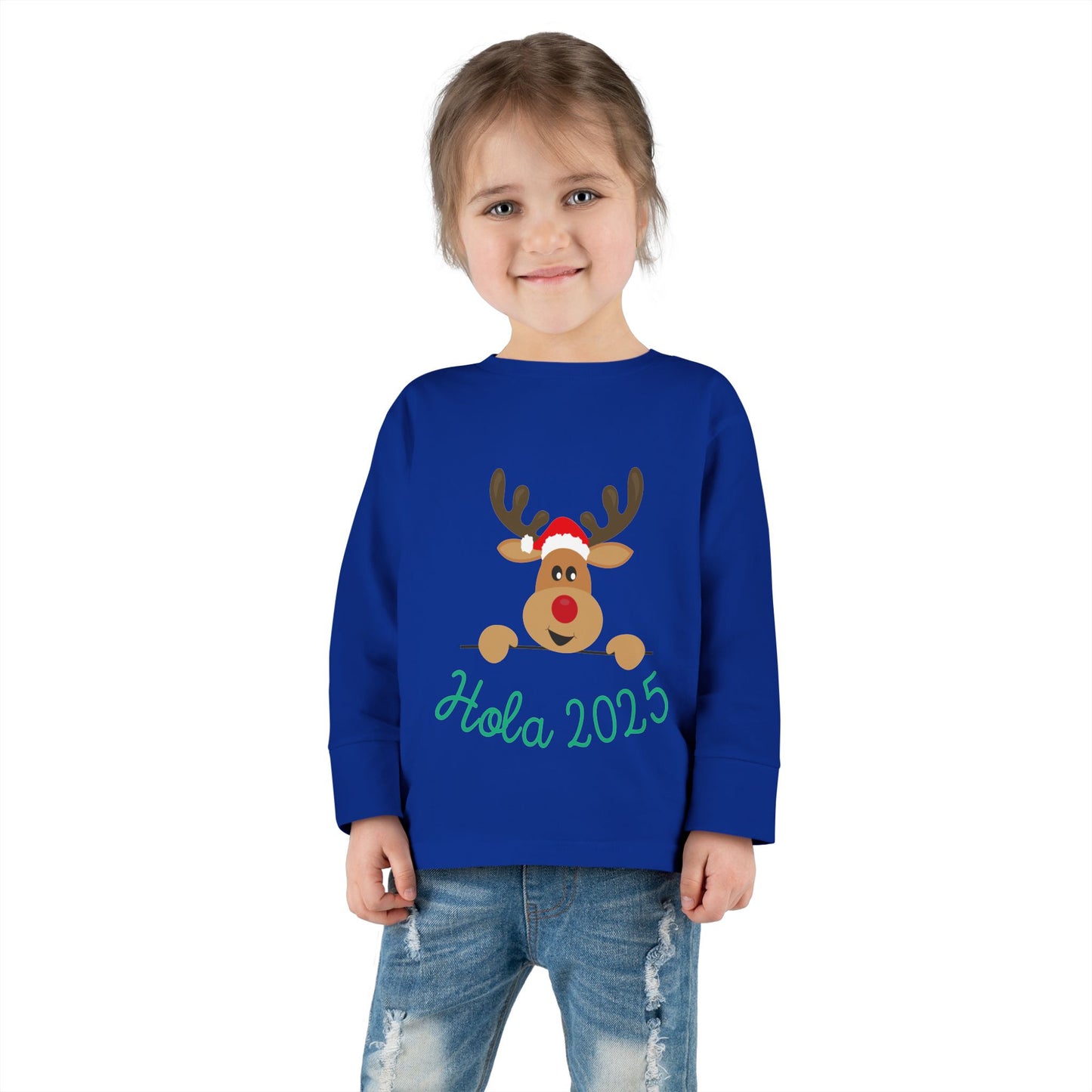 Hola 2025 Toddler Long Sleeve Tee