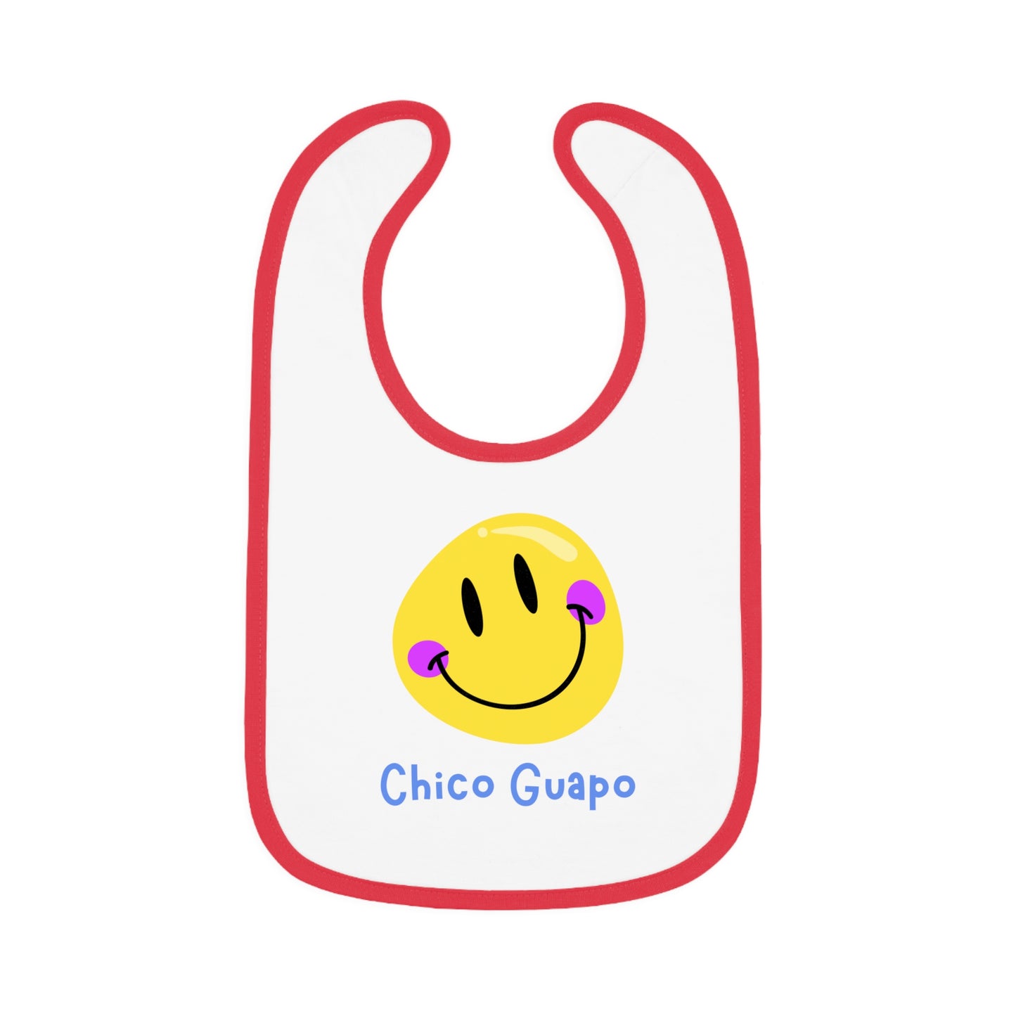 Chico Guapo Baby Contrast Trim Jersey Bib