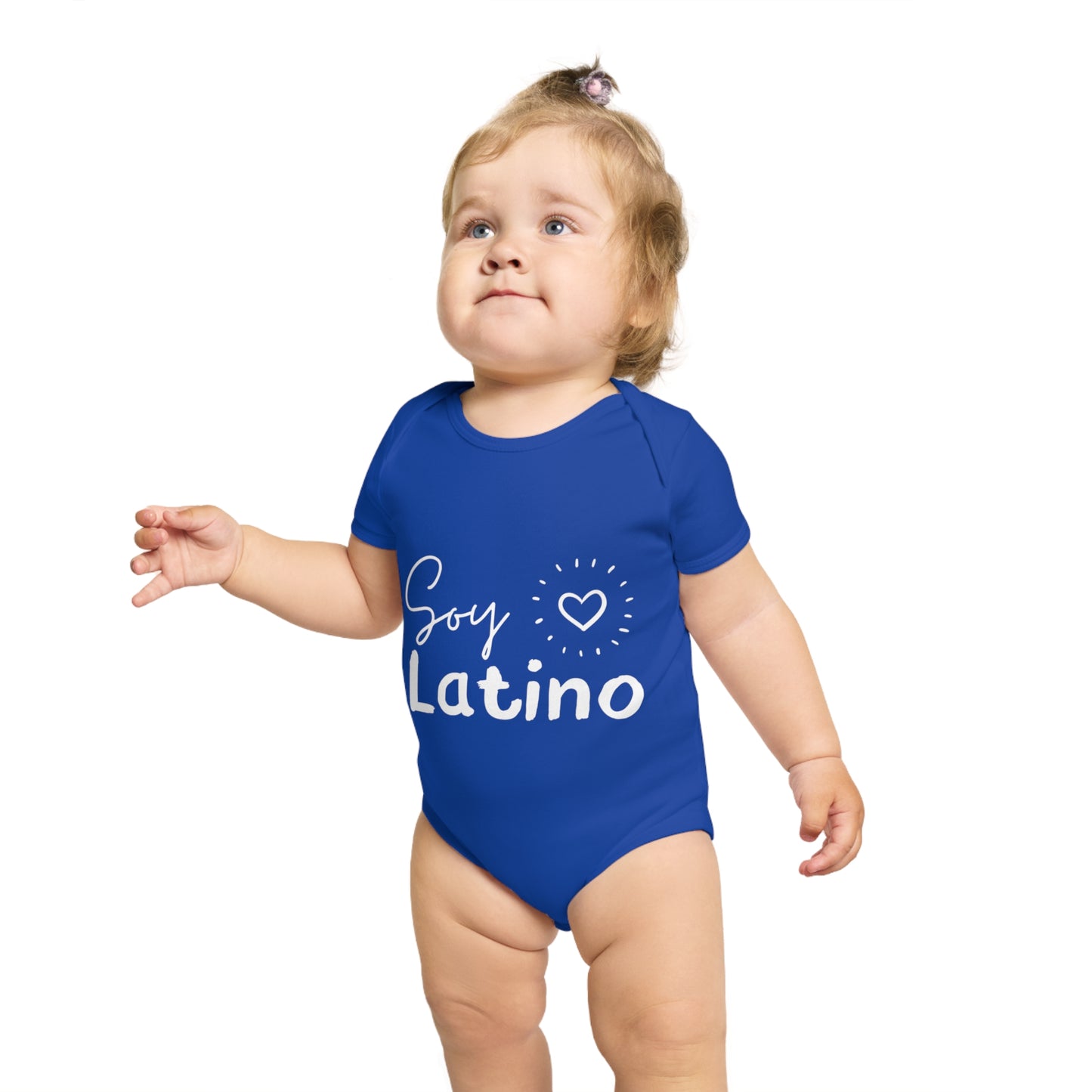 Soy Latino Short Sleeve Baby Bodysuit