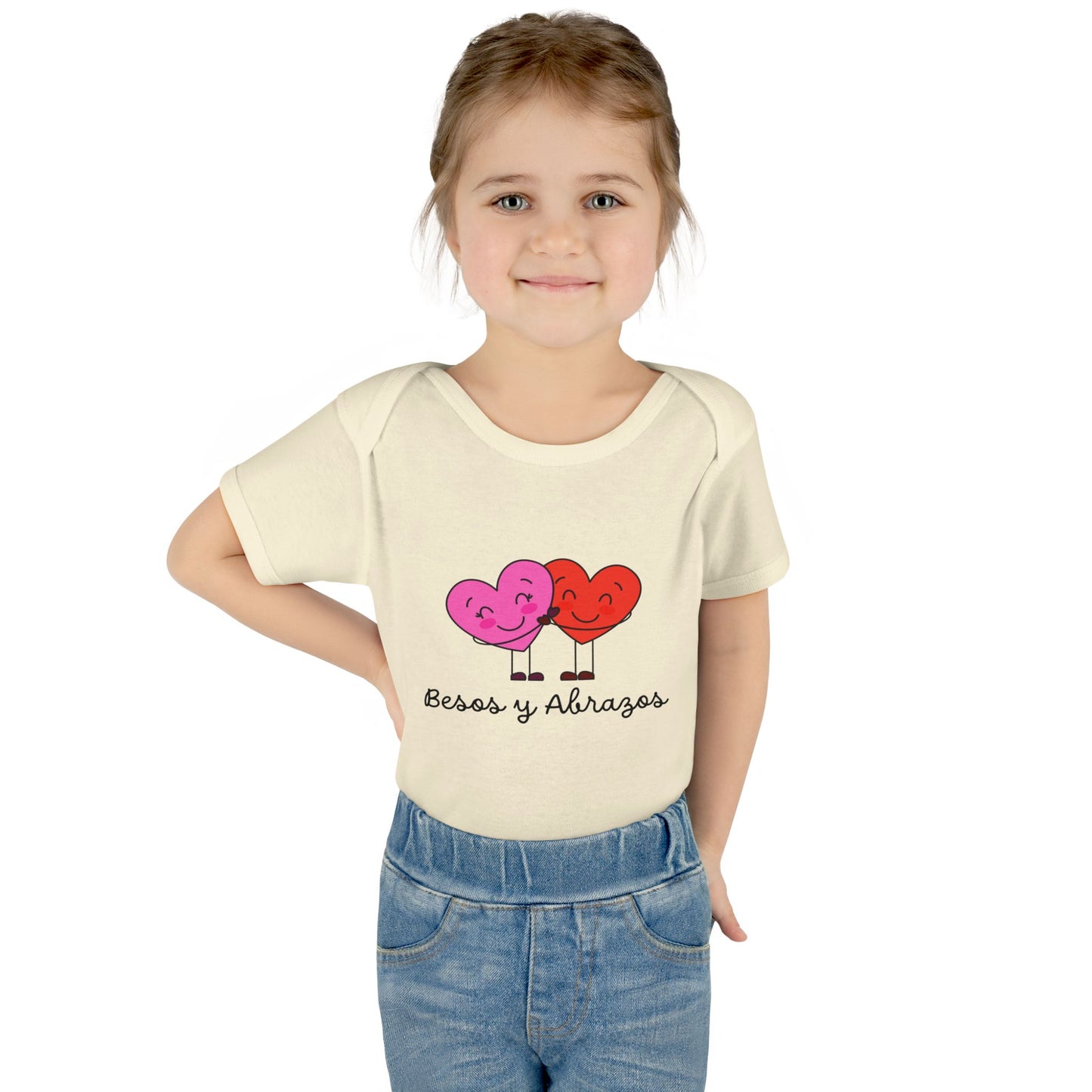 Besos Infant Baby Rib Bodysuit