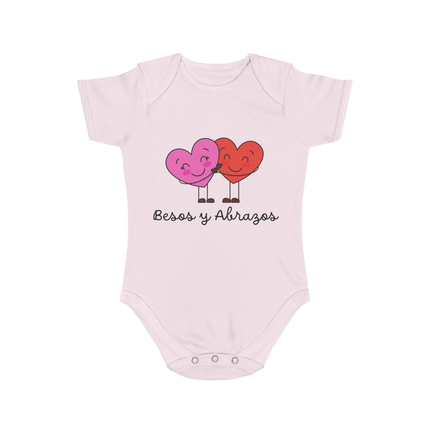 Besos Short Sleeve Baby Bodysuit