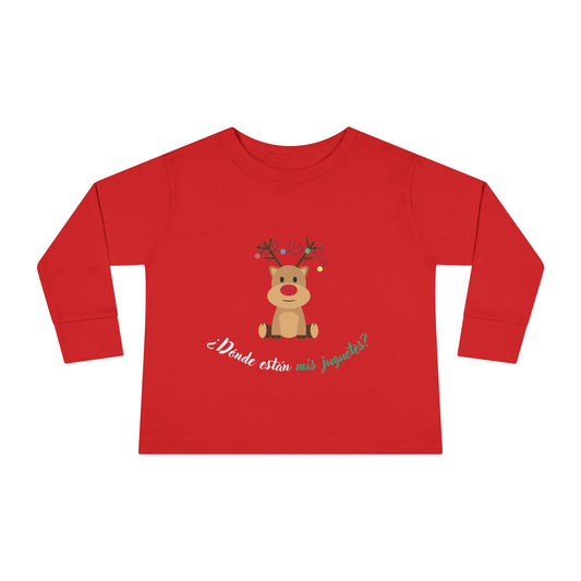 Mis Juguetes Toddler Long Sleeve Tee