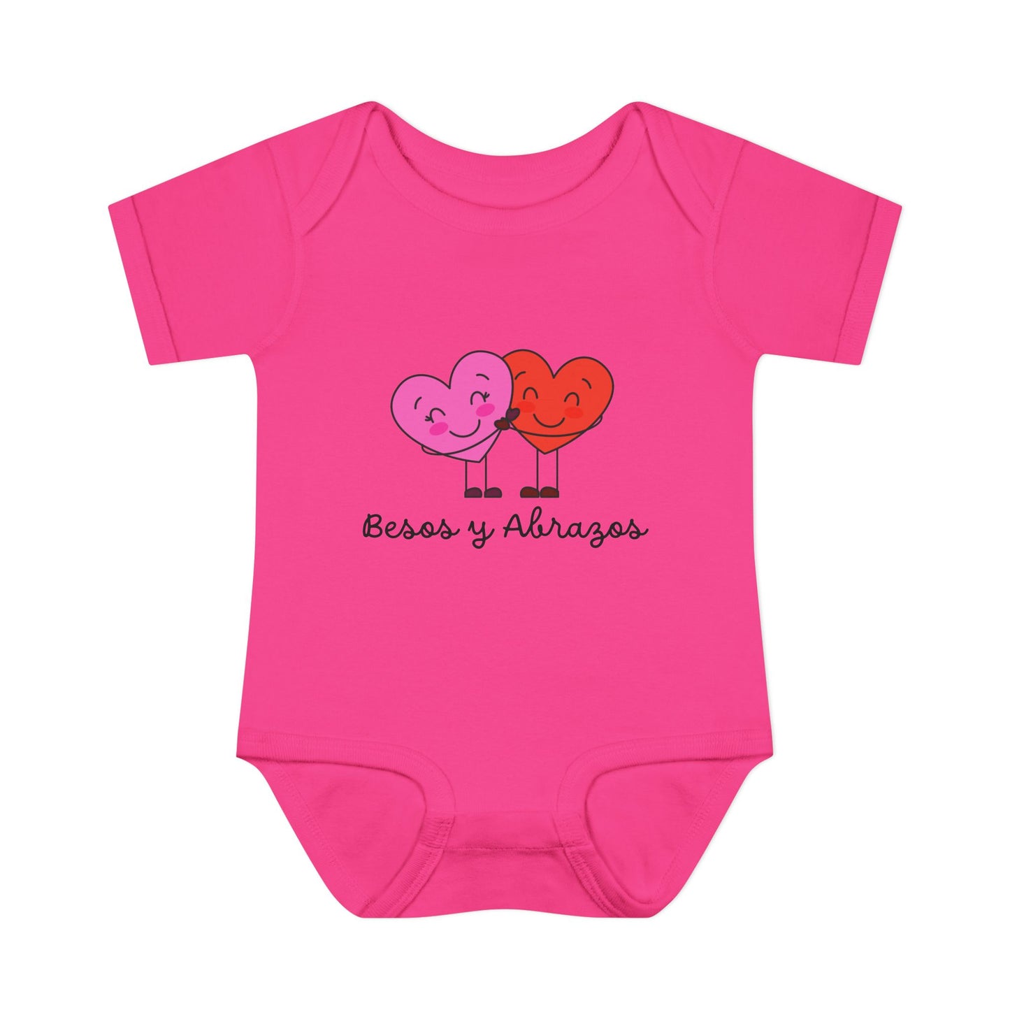 Besos Infant Baby Rib Bodysuit