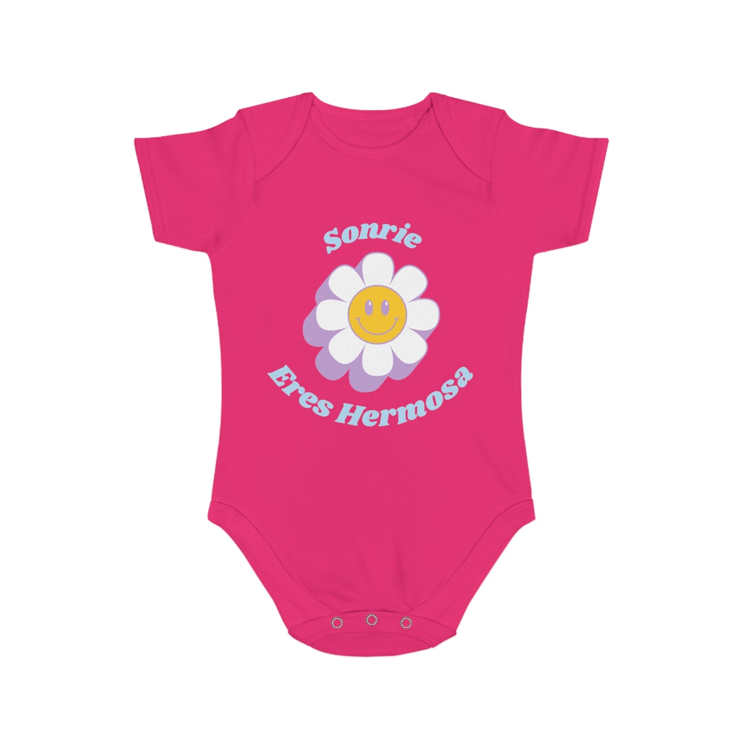 Hablas Español Short Sleeve Baby Bodysuit