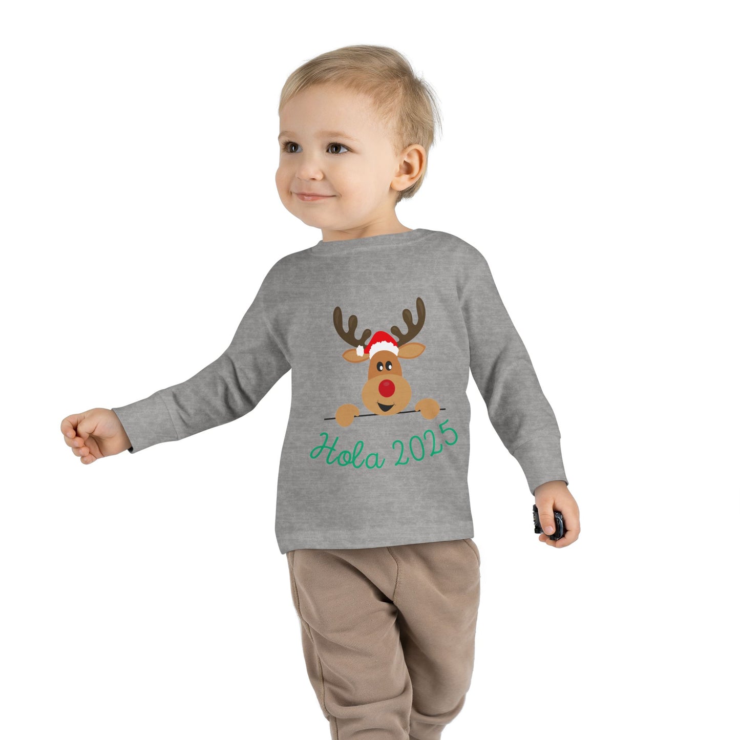 Hola 2025 Toddler Long Sleeve Tee