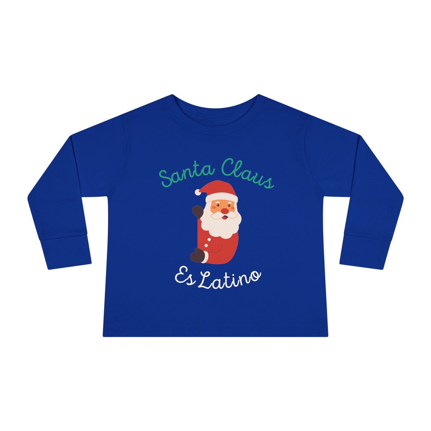 Santa Claus Red Toddler Long Sleeve Tee