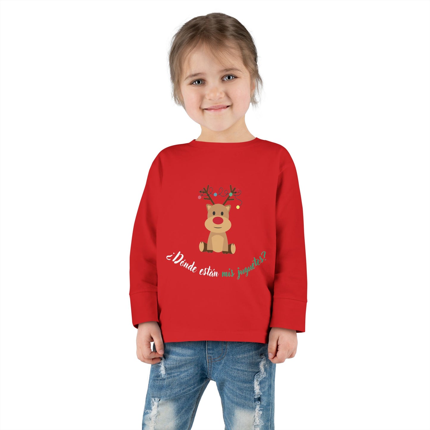 Mis Juguetes Toddler Long Sleeve Tee